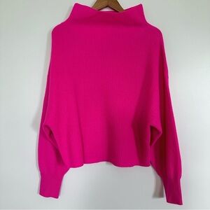 Anthropologie Hot Pink Sweater medium